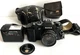KONICA FS-1 SLR 35mm Film Camera + Lens Hexanon AR 50mm  For parts/not working.