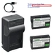 Kastar Battery AC & USB-C Charger for Nikon D500 D600 D610 D750 D780 D800 D810