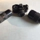 Canon AE-1 Black 35mm SLR Film Camera FD 50mm f/1.8  + 2 Additional Lenses