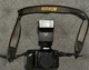 Nikon N50 35mm SLR Film Camera w/ Vivitar Flash And Shoulder/neck Strap Included