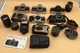 Lot of Minolta XG 9, SRT-SC II, SRT-201  Camera Bodies + Canon AL-1, T50 + More