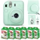 Fujifilm Instax Mini 12 Mint Green - Genuine Camera Bundle with 60 Film Sheets