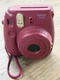FujiFilm Instax Mini 8 Instant Camera Red Raspberry - Tested Works Clean