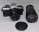 Minolta XG-9 Camera Lot MD Rokkor 50 mm 1: 1.4 MD Rokkor 100-200 mm 1: 5.6