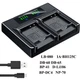 Twin Battery Charger For Ricoh DB-60 65 GR Digital II III IV G600 G700 G700SE