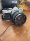 OM-1 SLR Olympus  Film Camera Silver 28-50mm Lens f3.5 from JAPAN