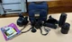 lot Minolta X-7A 35mm Bundle 3 Kalimar Lens, 173A Flash, Bag power winder Camera