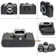 For Contax 137MA 137MD Handmade Genuine Real Leather Half Camera Case Bag Cover