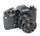 Black RICOH KR-5 SUPER SLR 35mm Film Camera ROKINON MC 28mm f2.8 Wide Angle Lens