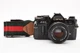 [NEAR MINT w/Strap] Canon AE-1 Black 35mm Film Camera NFD 50mm F/1.8 Lens Japan