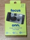 Onn Focus 35mm One Time Use Camera 27 Exposure Color Film New Unopened Box