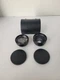 Vivitar Wide Angle & Telephoto Lens Set for Mamiya 528TL Camera with Caps & Case