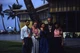 Kodak 35mm Slide 1950s Red Border Kodachrome People Outside Motel in Hawaii