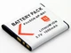1000mAh Battery For Sony Cyber-shot DSC-W630 DSC-W650 DSC-W670 DSC-W690 DSC-WX30