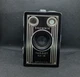 Vintage Kodak Brownie Target Six 16 Box Camera Art Deco Design Black Untested