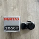 Pentax ZX-50 35mm Film SLR Camera Black Silver with Lens & Box