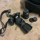 Nikon N6006 AF 35mm Film SLR Camera W/ Sigma Lenses 28-70mm, 70-300mm Untested