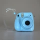 Fujifilm Instax Mini 7+ Plus Instant Camera Light Blue Not Tested Damaged