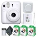 Fujifilm INSTAX MINI 12 Instant Film Camera with Instant Film - Clay White
