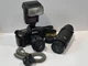 Nikon N90s With 35-105d and 75-300 Nikon Lenses Plus SB24 Flash-vital For Film