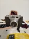 Aires 35-III L Camera Made In Japan Untested Leather Case Coral Seikosha MXL 