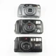 Lot of 3 35mm Point & Shoot Camera - Pentax IQZoom 160/900 + Zoom 90-WR - Parts