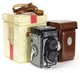 TLR Rolleiflex T Grey Lens Tessar 3.5/75mm 6x6 with Exposure Meter Boxed A++++++