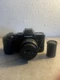 Chinon CP-7m SLR 35mm Film Camera & Auto Chinon 1:19 50mm Lens WORKING