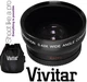 HD4 Optics Vivitar Wide Angle Lens With Macro For Sony SLT-A55V SLT-A55 A55