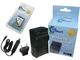 Battery +Charger w/Car & EU Adapter for Casio Exilim EX-S5 Digital Camera