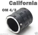 Olympus Macro Extension Tube Ring OM 4/3 Mount EVOLT E-600 450 620 520 400 Lumix