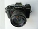 VINTAGE Minolta X300s Black Film Camera with FOCAL MC AUTO 28/2.8 lens.READ
