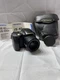 Olympus IS-10  Super DLX 28-110mm lens 35mm Film Camera 4xZoom Twin Flash +Case
