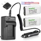 Kastar Battery AC Charger for Pentax CR-V3 K100D Digital SLR K110D Digital SLR