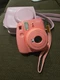 Fujifilm Instax Mini 9 Instant Film Camera Flamingo Pink With Case