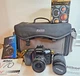 Nikon N70 35mm Film Camera Bundle 35-80mm and 28-80mm AF Lenses Bag Tested