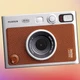 Brand New Fujifilm Instax Mini Evo Camera Brown Hybrid Instant Film Camera