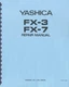 Yashica FX-3 FX-7 Camera Service & Repair Manual Reprint