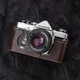 For Olympus OM-1/1N OM-2/2N OM-4/4TI OM-3 Genuine Leather Half Camera Case Brown