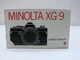 Minolta XG-9 camera instruction manual         (#320)