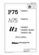 NIKON N75 F75 U2 Camera Service Repair Manual & Parts List PDF READ