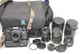 Vintage Minolta X-700 MPS 35mm Film Camera Bundle WINDER, 2x conv, 3 lenses!