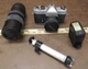 Yashica TL Electro 35mm Camera With 50mm 1:1.9 Yashinon-DS 2 Lens Flash 80-200mm