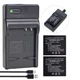 2x Battery +Charger For Ricoh DB-60 DB-65 BJ-6 G600 G700 SE G800 GX200 GX100
