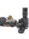 Vintage Olympus OM-1 28mm Film Camera w/ 4 Lenses And Hardcase As Is