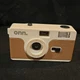 onn. Focus Free 28mm f/8 35mm Film Camera Brown Built-in Flash
