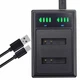 USB Battery charger for Nikon EN-EL12 MH-65 Coolpix S9300 AW110s S800c Camera