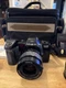 Minolta Maxxum 7000i Camera With Carrying Case 2 Lenses  And Flash