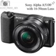 Sony Alpha A5100 Mirrorless Digital Camera 24.3 MP w/16-50mm Lens Black Wi-Fi