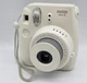 Fujifilm Instax Mini 8 Instant Film Camera Off White w/ Strap Power Tested READ